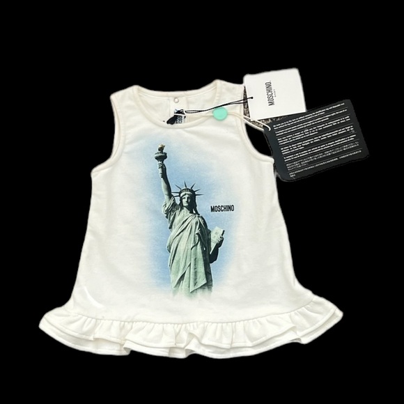 Moschino Baby Tank Swing Top with Ruffle Hem(NWT) - Picture 1 of 4